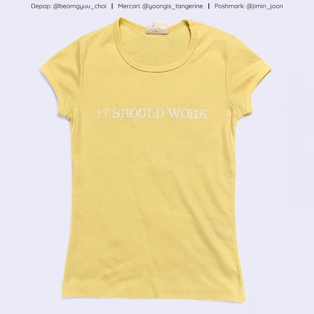 Sarcastic graphic tee 💛